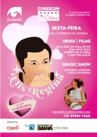 Cartaz do filme CINESOM ELIS: ELIS E TOM SÓ TINHA DE SER COM VOCÊ
