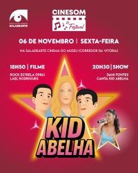 Cartaz do filme CINESOM KID ABELHA: ROCK ESTRELA