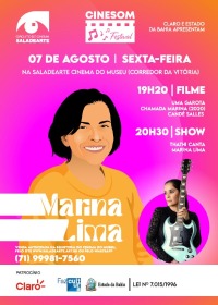 Cartaz do filme CINESOM MARINA LIMA: UMA GAROTA CHAMADA MARINA