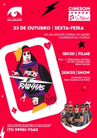 Cartaz do filme CINESOM REIS E RAINHAS DO ROCK: TINA - A VERDADEIRA HISTÓRIA DE TINA TURNER
