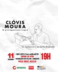 Cartaz do filme CLOVIS MOURA – O PROTAGONISMO NEGRO