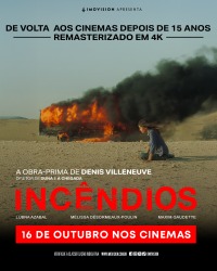 Cartaz do filme INCÊNDIOS 4K
